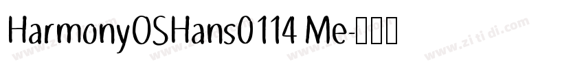 HarmonyOSHans0114 Me字体转换